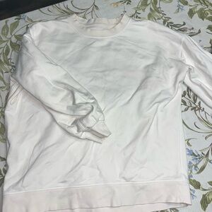 Lululemon Athletica White Sweatshirt